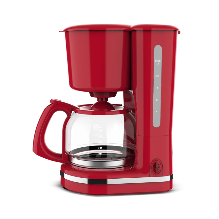 Sonai Coffee Maker- Flair ,SH-1210, 870 Watt, 12 cup ,Red