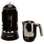 Korkmaz Kahvekolik Aqua Coffee Machine BlackChrome, Black & Silver, A862-01