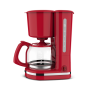 Sonai Coffee Maker- Flair ,SH-1210, 870 Watt, 12 cup ,Red