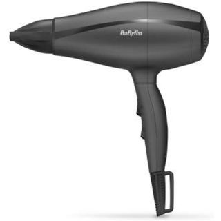 Babyliss 5910E Hair Dryer Power Dry Light 2000, Super DC Motor 2000 Watts, 2 Heat & 2 Speed Settings, Lockable Cold Shot, Made in Italy, Black