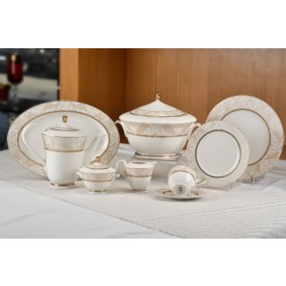 Dining set, 112 s, elegant Juliette porcelain, gold