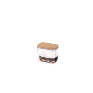 Food container 1.2 rectangle with wooden lid, 161312