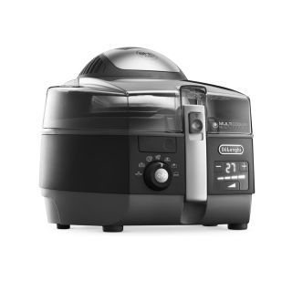 DELONGHI MULTIFRY LOW OIL FRYER 1.7 KG MULTI COOKER DOUBLE HEATER DIGITAL BLACK FH1396BK