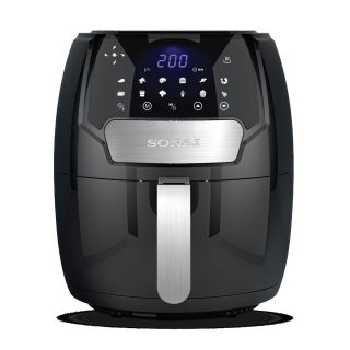 Sonai Digital Air Fryer – Cook Master – SH-311 , Black Color ,1500 Watt , 4L , 12 Preset Menus