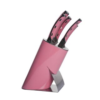 طقم سكاكين 6 ق بينك باستاند هابى هوم