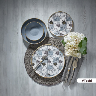 TELKI طقم عشاء 24 ق تركى لامع