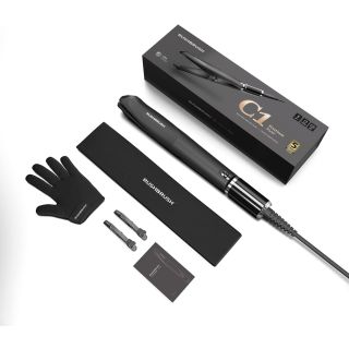 C1 Pentium مكواة شعر اسود راش براش