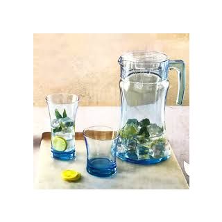 طقم شربات 13 ق ازور تركواز