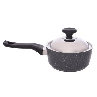 كسرولة سافلون 18 سم جرانيت مدور رمادى