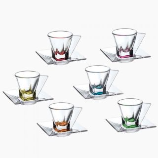 طقم 6 فنجان قهوة 7 س ل الوان فوزيون بجودة عالية وتصميم عملي