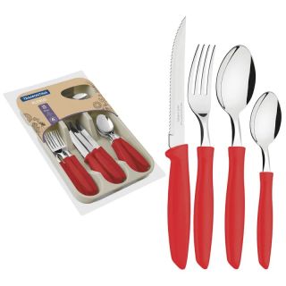 طقم شوك وملاعق25ق يداحمربالدرج بلينوس تر