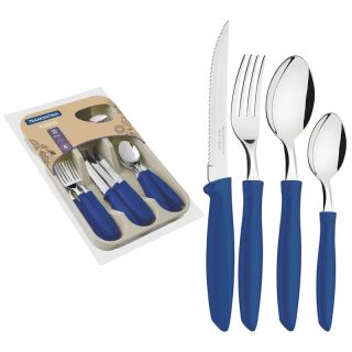 طقم شوك وملاعق25ق يدازرق بالدرج بلينوس ت