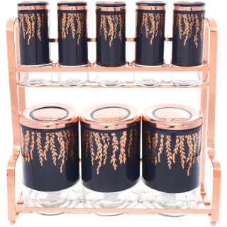 طقم توابل 9ق استانلس بيضاوى كبير اكسفورد