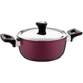 حلة سافلون 22 سم احمر بجودة عالية وتصميم عملي