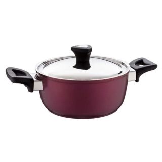 حلة سافلون 24 سم احمر بجودة عالية وتصميم عملي