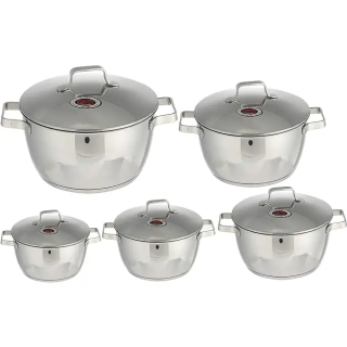 طقم حلل 10 ق استانلس اوبتيما زهران