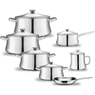 طقم حلل 13 ق استانلس زهران بجودة عالية وتصميم عملي