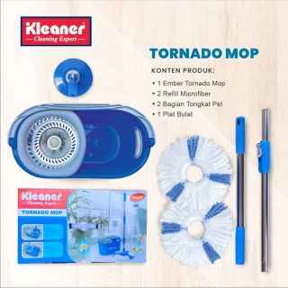 موب تورنيدو 8 لتر حلة بلاستيك كلينر