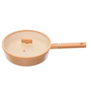 ووك 24 سم غطاء زجاج اصفر نيوفلام بجودة عالية وتصميم عملي