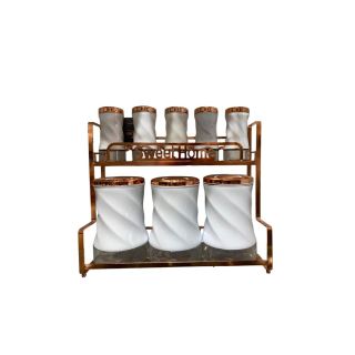 SS311 طقم توابل 9 ق استانلس اكسفورد بجودة عالية وتصميم عملي