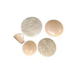 طقم عشاء 30 ق كوب بيج * بيج مموج كود 40