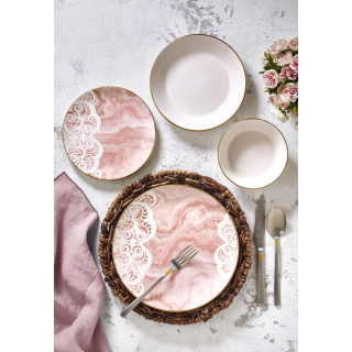 aylan طقم عشاء 24 ق لامع اكسفورد