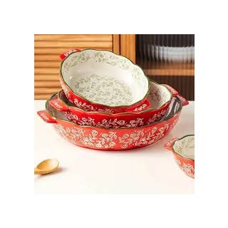 DV9021 طقم 3 طاجن مدور بورسلين ديفا