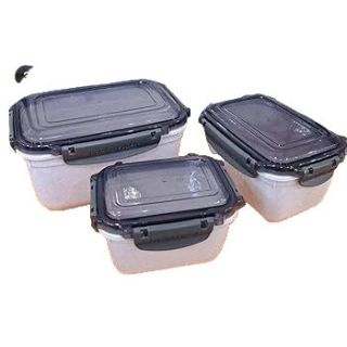 طقم حافظة طعام 3ق مربع بيج مينتو اكسا بجودة عالية وتصميم عملي