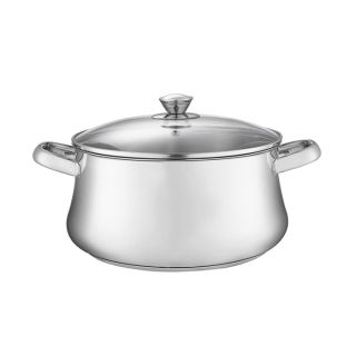 حلة يد استانلس غطاء زجاج 24