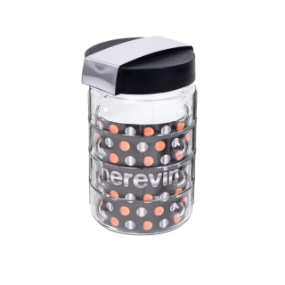 برطمان 1.7لتر مضلع غطاء اسود هيريفين