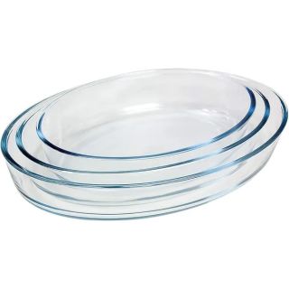 طقم 3 طاجن بيضاوي بيركس اركوزين