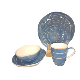 طقم عشاء30ق اورجانيك سبريل بترولي