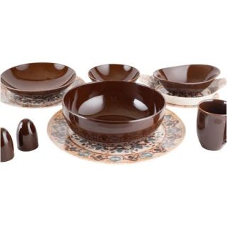 طقم عشاء 36 ق ديجيتال بني املس الفريدو