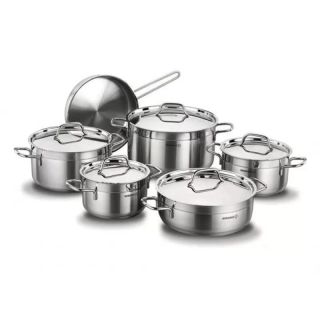 طقم حلل 11 ق استانلس الفا بلس كوركماز