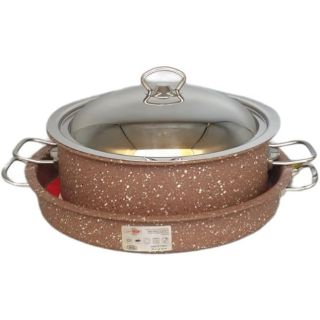 طقم حلة 24 سم + صينية 28 سافلون شوكلت