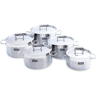 طقم حلل 10 ق استانلس كلاسيك يونيستيل