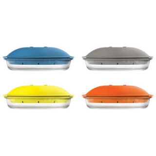 حافظةطعام مدوره1.84لتر غطاء بلاستيك زيست