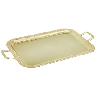 صينية مستطيلة ذهبى كوين ان