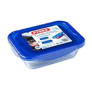 علبة ثلاجة 0.8لتر بغطاء بيركس