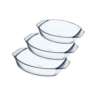 طقم 3 ق بيضاوي بمسكة بيركس اوبتيموم