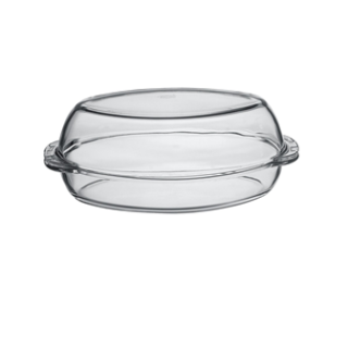 حلة بيضاوى صغيرة بالغطاء بورجام