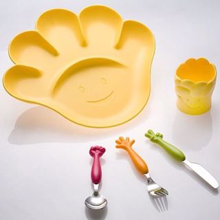 طقم ملاعق 5قطع للاطفال هابي بلاي