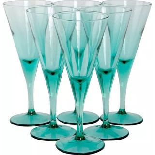 طقم 6 كاس 200 س ل تركواز في لاين