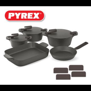 طقم حلل 12 ق جرانيت ارتيسان رمادى بيركس