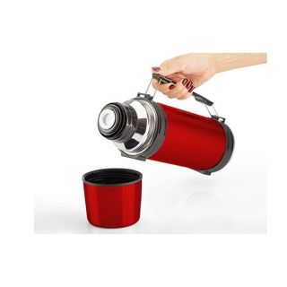 ترمس 0.5 لتر استانلس احمر + كوب