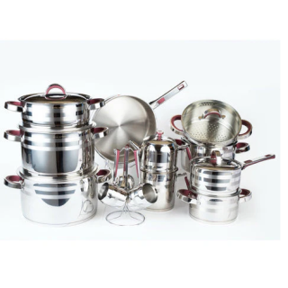 طقم حلل 22ق استانلس تركى يد بكاليت رويال