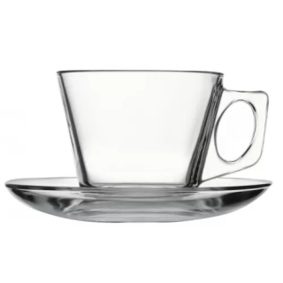 طقم 6 فنجان اسبريسو بالطبق فيلا