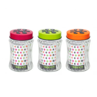 برطمان 1.35لتر مضلع غطاء الوان هيريفين