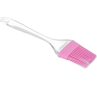 فرشاةحلويات سيلكون21سم بينك كانيسترعلبة