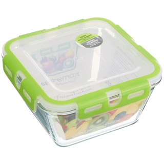 حافظة طعام 4.44 ل بغطاء اخضر ستروماكس